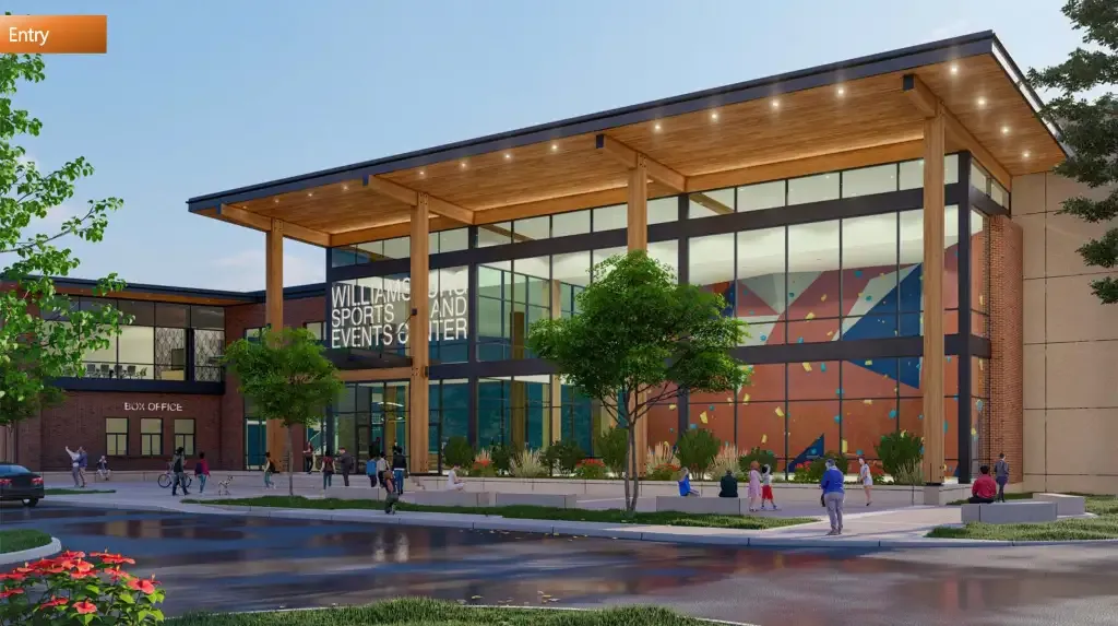 Design for regional sports complex in Williamsburg